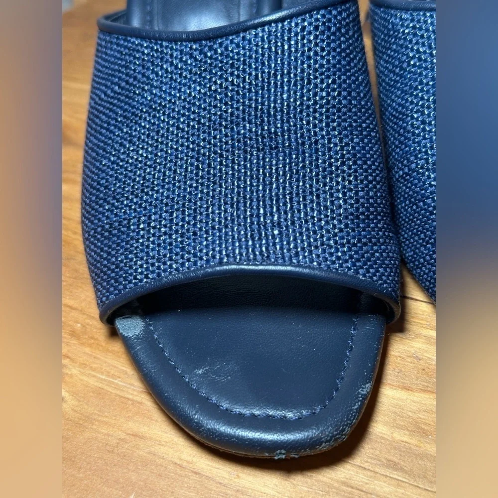 Kate Spade New York Malibu Summer Vacation Resort Sandal Blazer Blue Size 7.5/38
